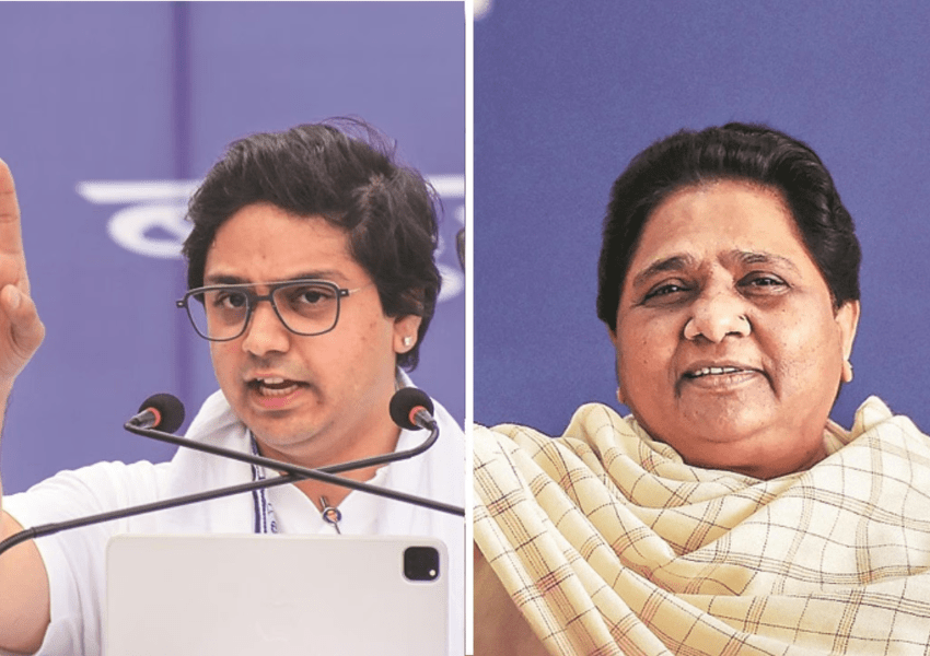 Akash anand and mayawati