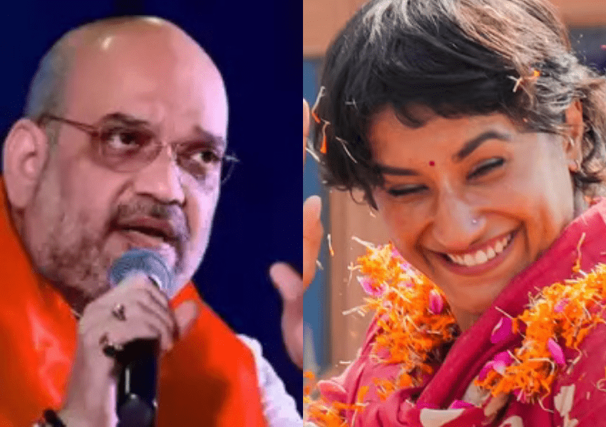 Amit shah and vinesh phogat