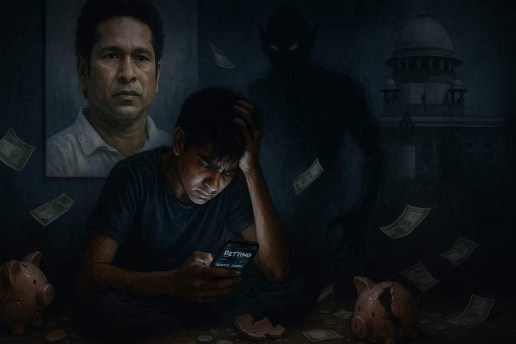 सचिन तेंदुलकर: क्या सचिन तेंदुलकर को सट्टेबाजी का एड करने के लिए मिला था भारत रत्न? सट्टेबाजी एप्स और स्टार्स का गंदा गठजोड़ 1 WhatsApp Image 2025 05 24 at 3.30.10 PM