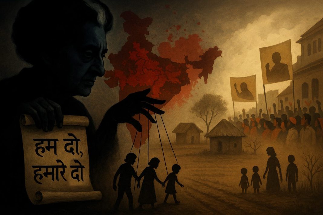 indira gandhi hum do hamare do caste census rahul gandhi congress हम दो हमारे दो इंदिरा गाँधी राहुल गाँधी जाति जनगणना