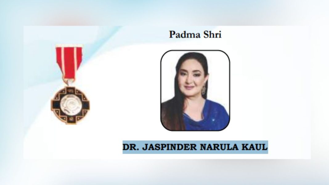 Dr. Jaspinder Narula kaul: