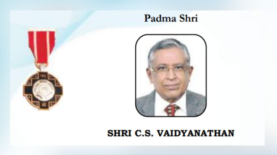 C.S. VAIDYANATHAN: