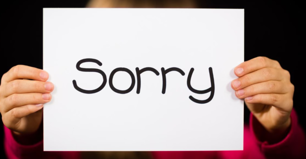 When Not To Say Sorry
