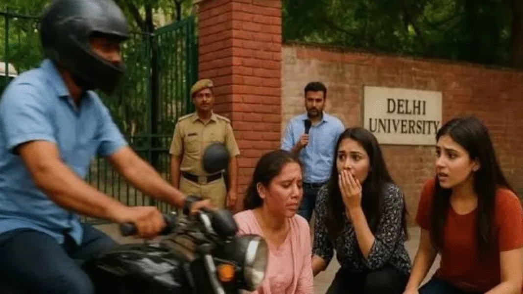 Delhi University student attacked with acid