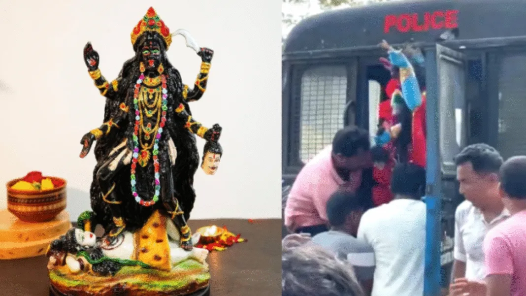 west bengal kali pooja attack