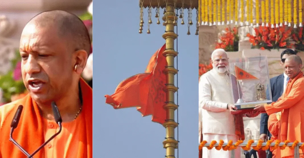 Two years after the consecration of Ram Lalla, PM Modi once again had the privilege of performing the grand flag hoisting ceremony