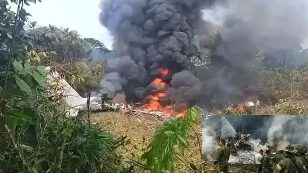 Colombia military plane crash