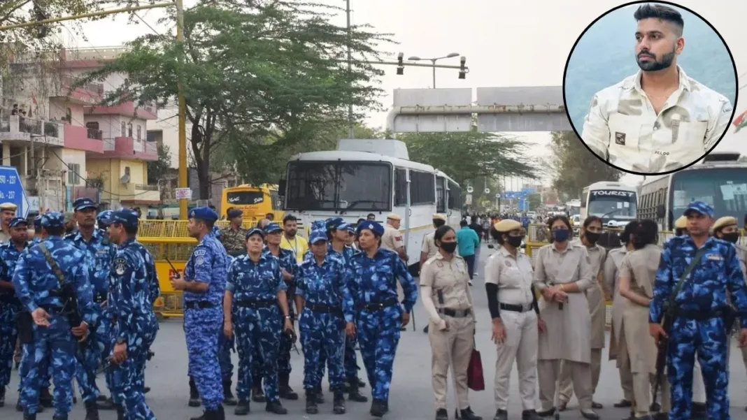 uttam nagar high alert