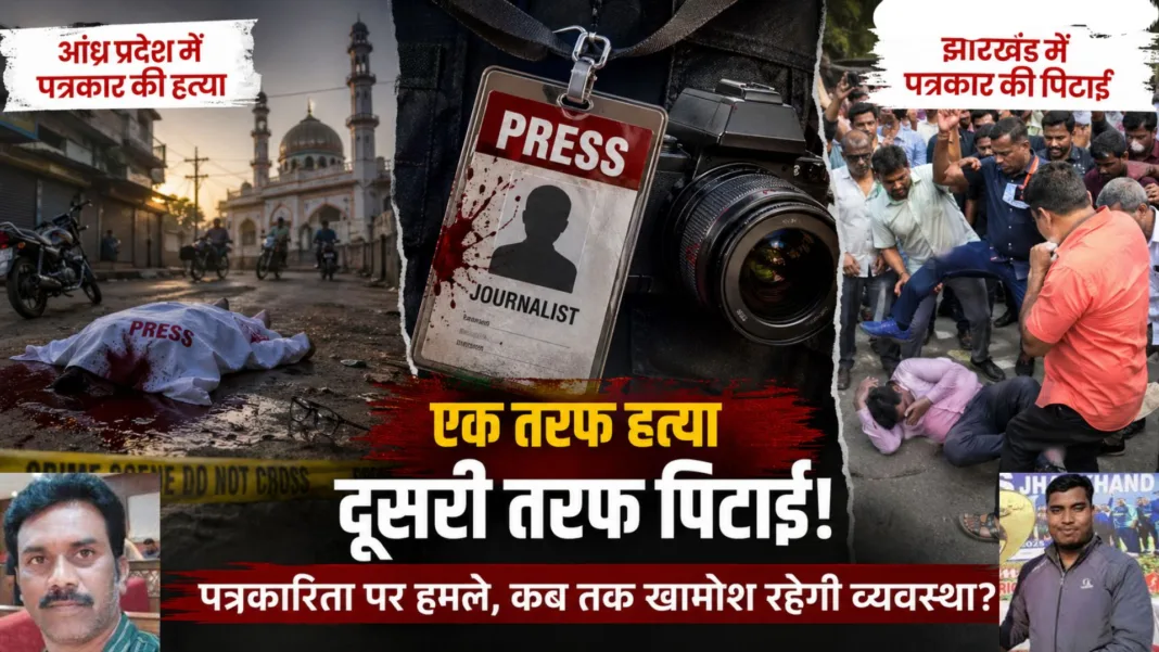Journalist attacked in Andhra Pradesh and Jharkhand