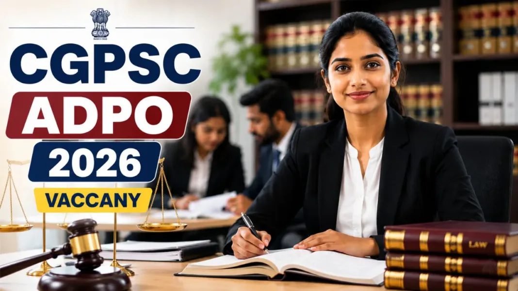 CGPSC ADPO Recruitment 2026