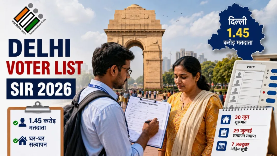 Delhi Voter List SIR 2026