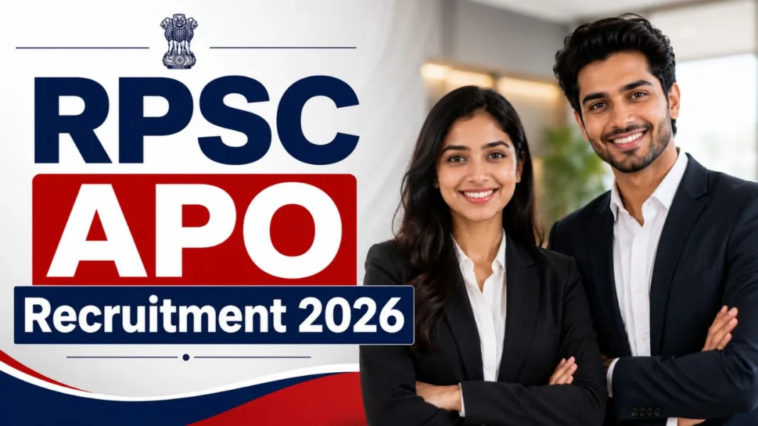 RPSC APO Recruitment 2026