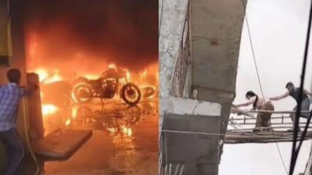 Noida building fire