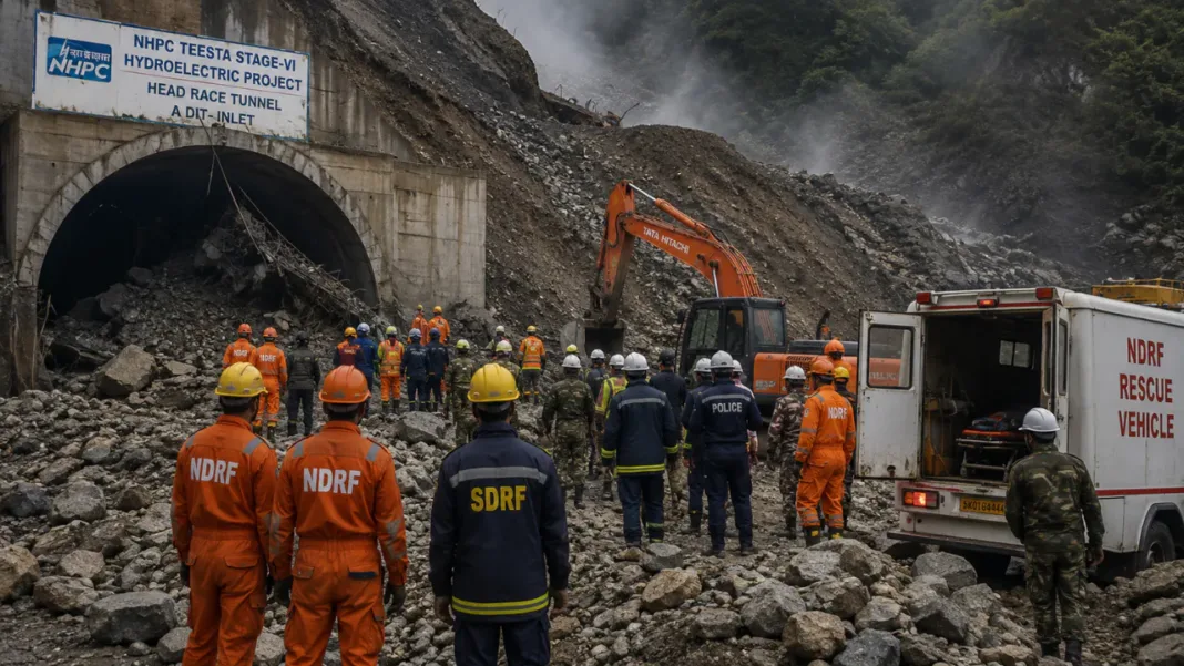 Sikkim Tunnel Collapse