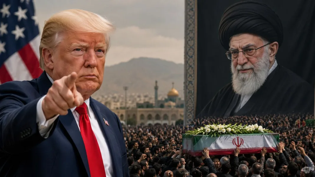 Trump statement on Khamenei funeral
