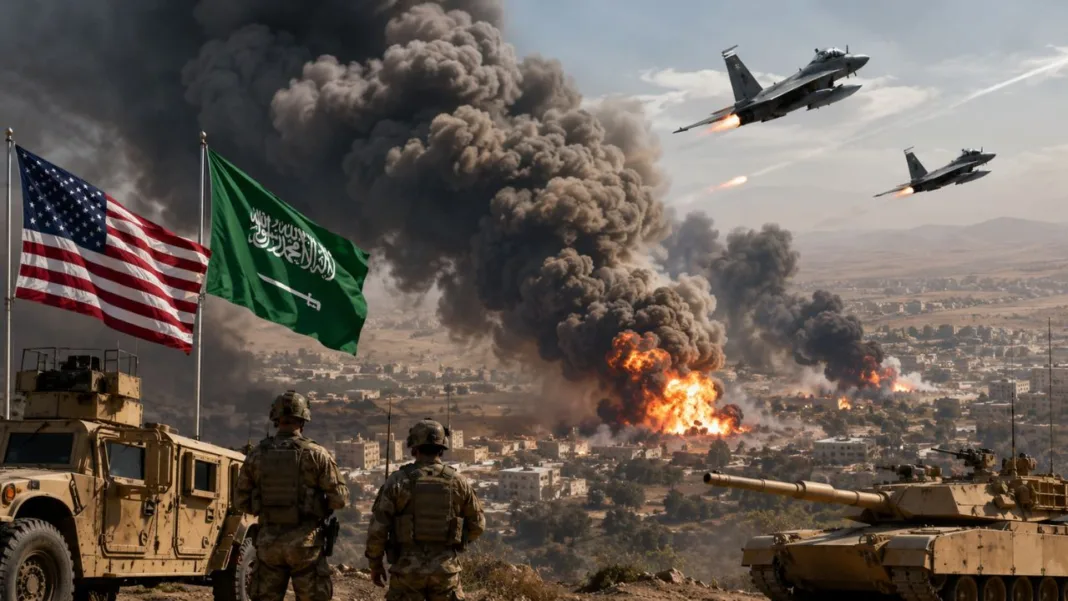 US Saudi Arabia Iraq Airstrikes