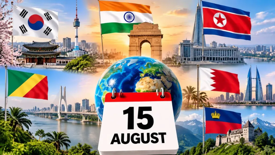 August 15 Independence Day Countries