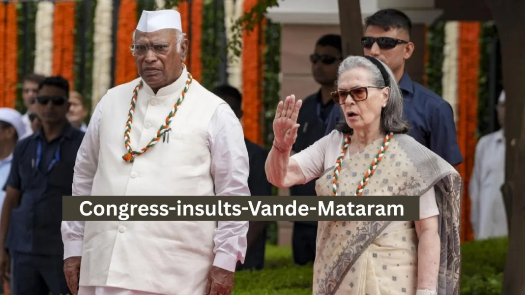 Sonia Gandhi Vande Mataram Controversy