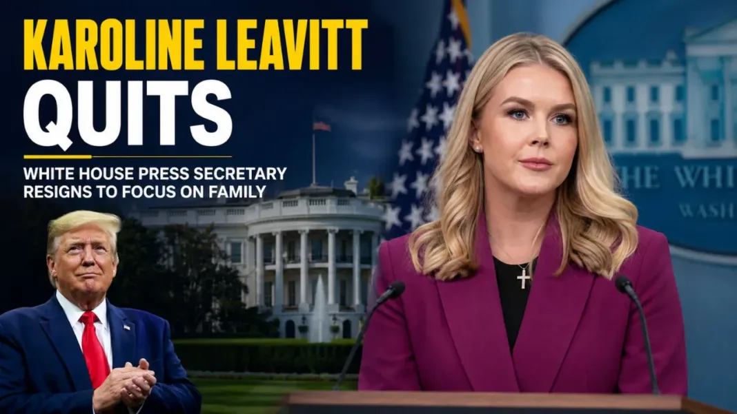 Karoline Leavitt quits