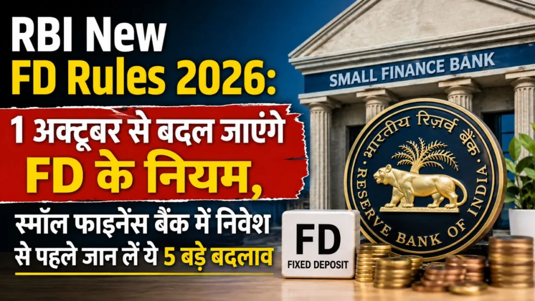 RBI New FD Rules