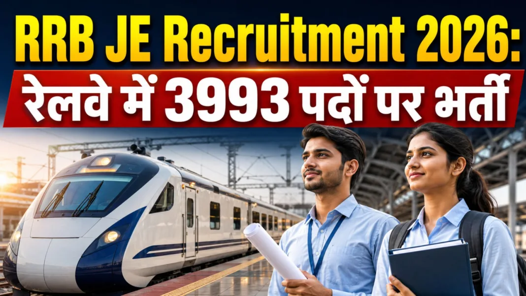 RRB JE Recruitment 2026