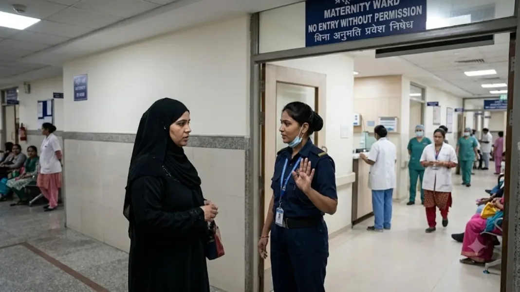 Hospital burqa controversy