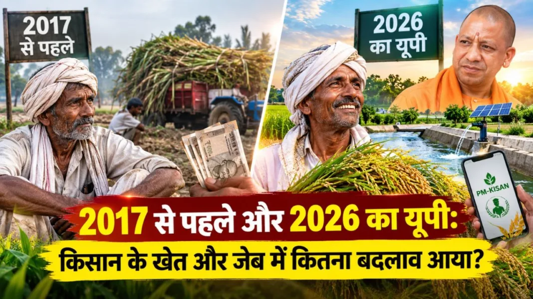 UP farmer 2017 vs 2026