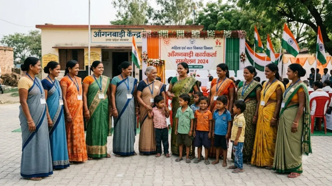 Uttar Pradesh Anganwadi workers salary hike
